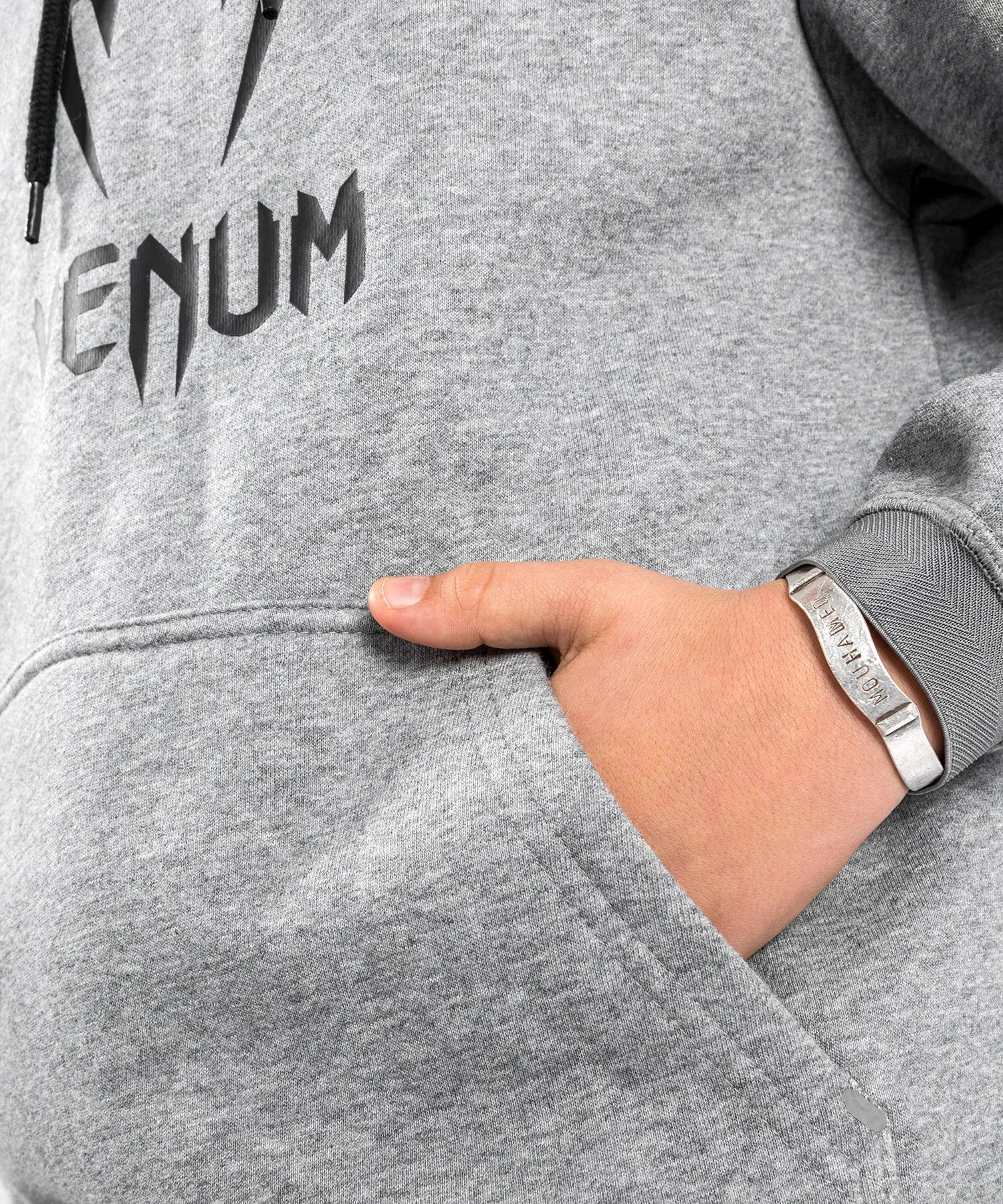 Venum Classic Hoodie - For Kids - Light Heather Grey