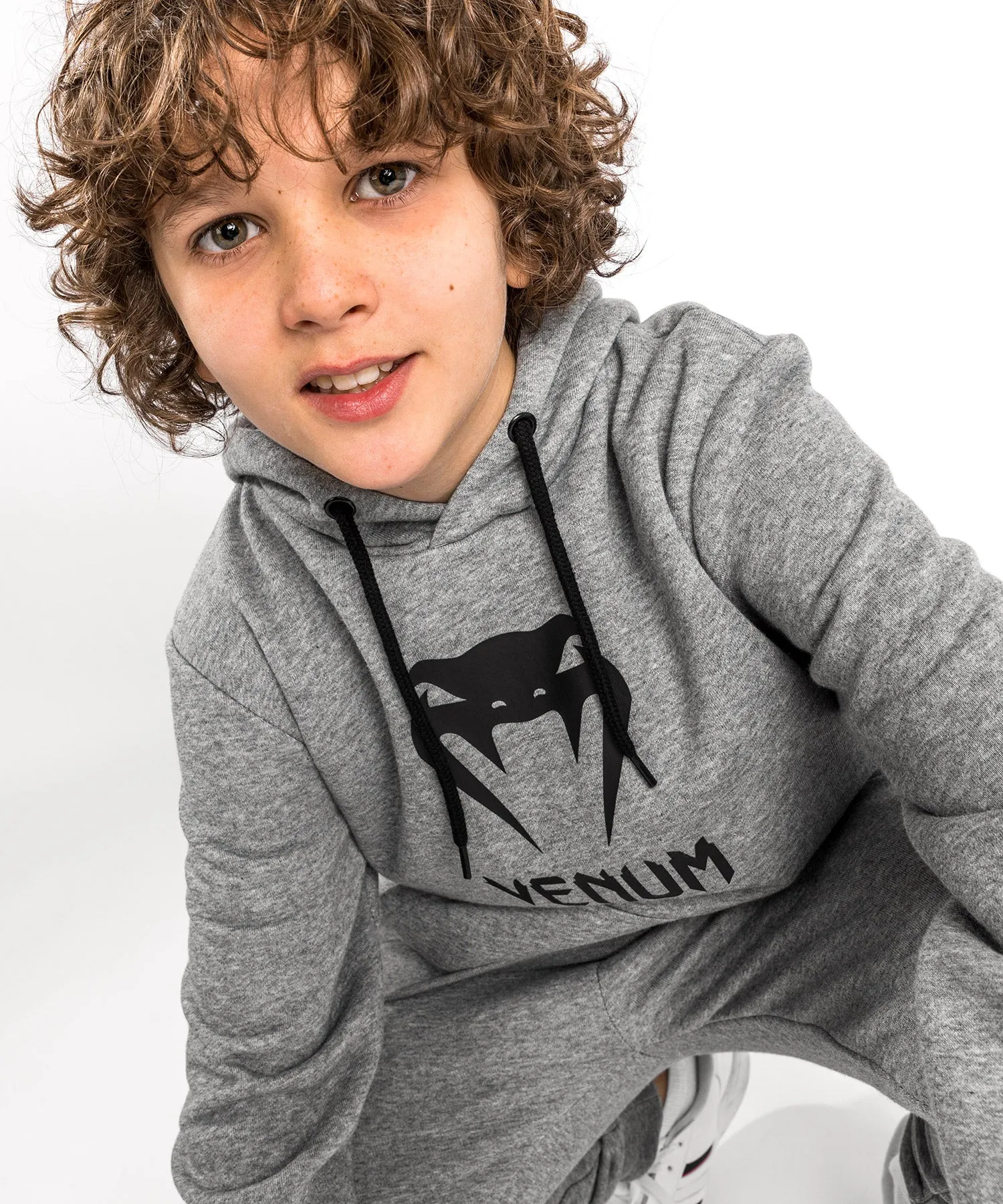 Venum Classic Hoodie - For Kids - Light Heather Grey