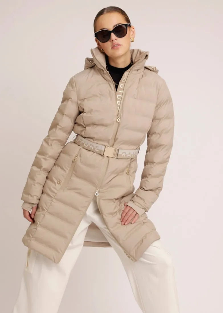 Waterproof Tailored Puffer Jacket 2.0  - Beige