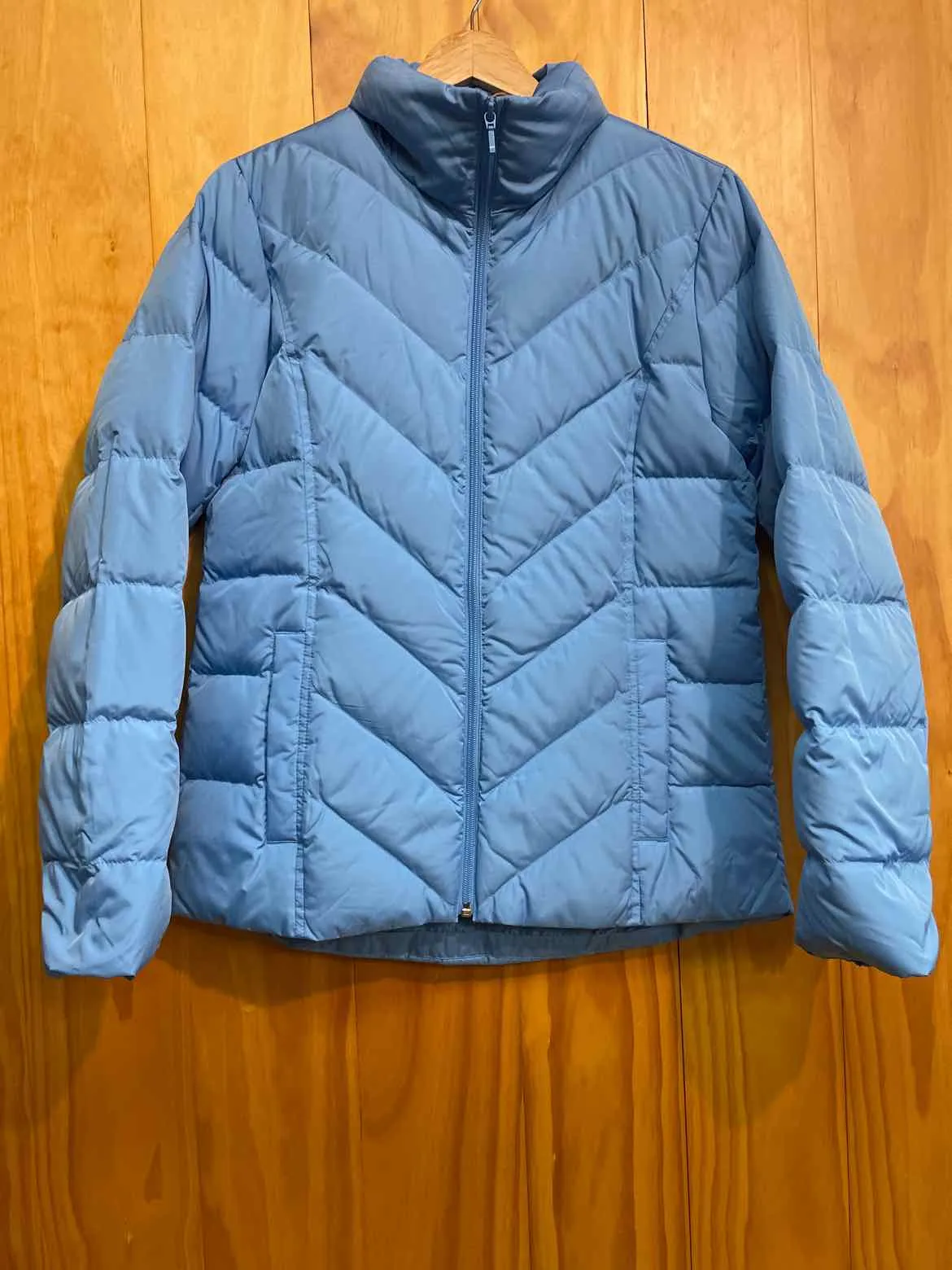 Women Size X-Small Lands End Light Blue Women's Winter Jacket