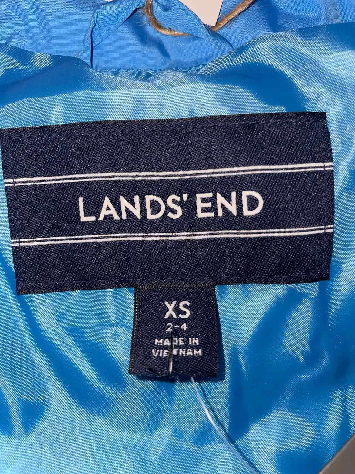 Women Size X-Small Lands End Light Blue Women's Winter Jacket