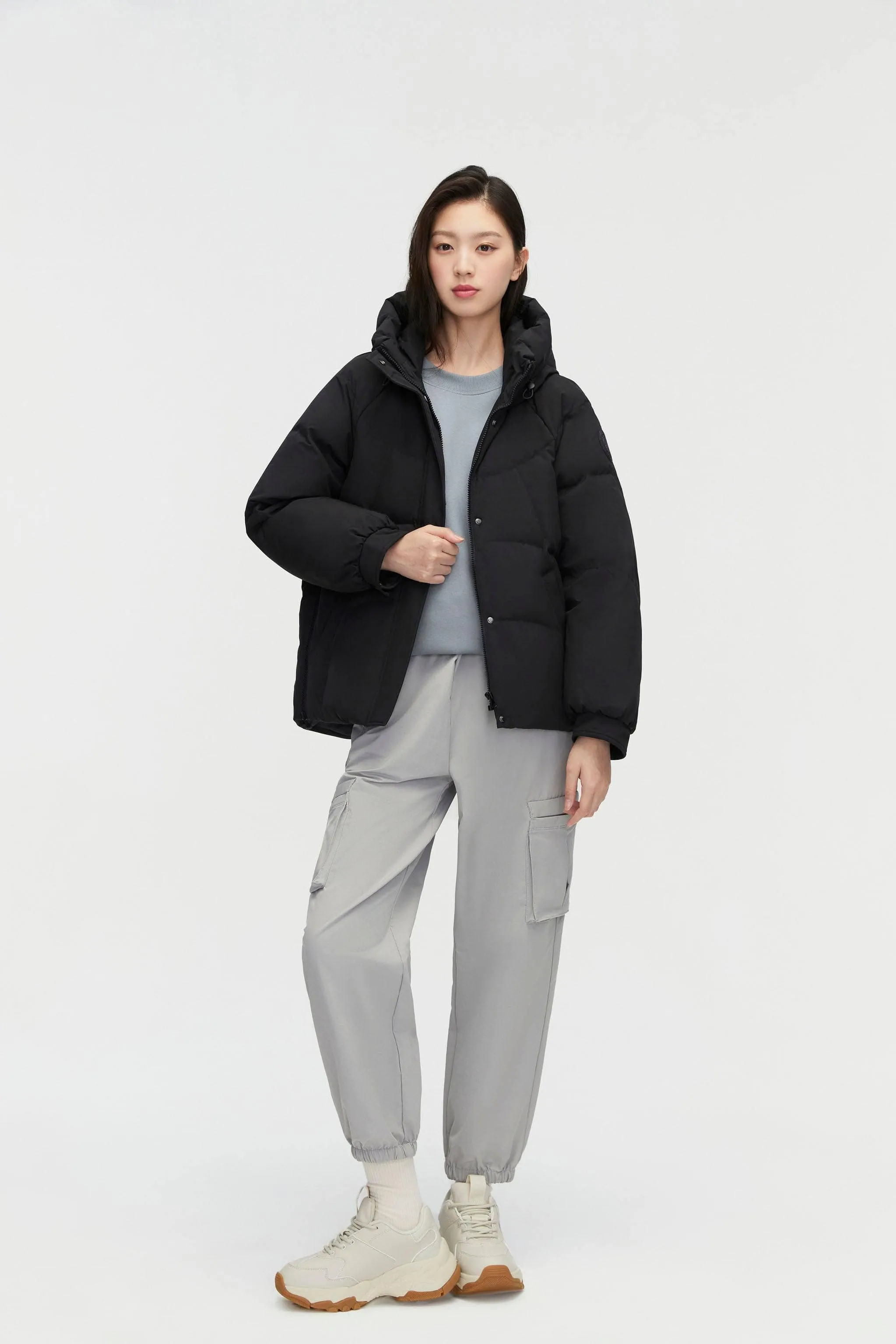 Women's Classic Casual Oversized Short Down Jacket