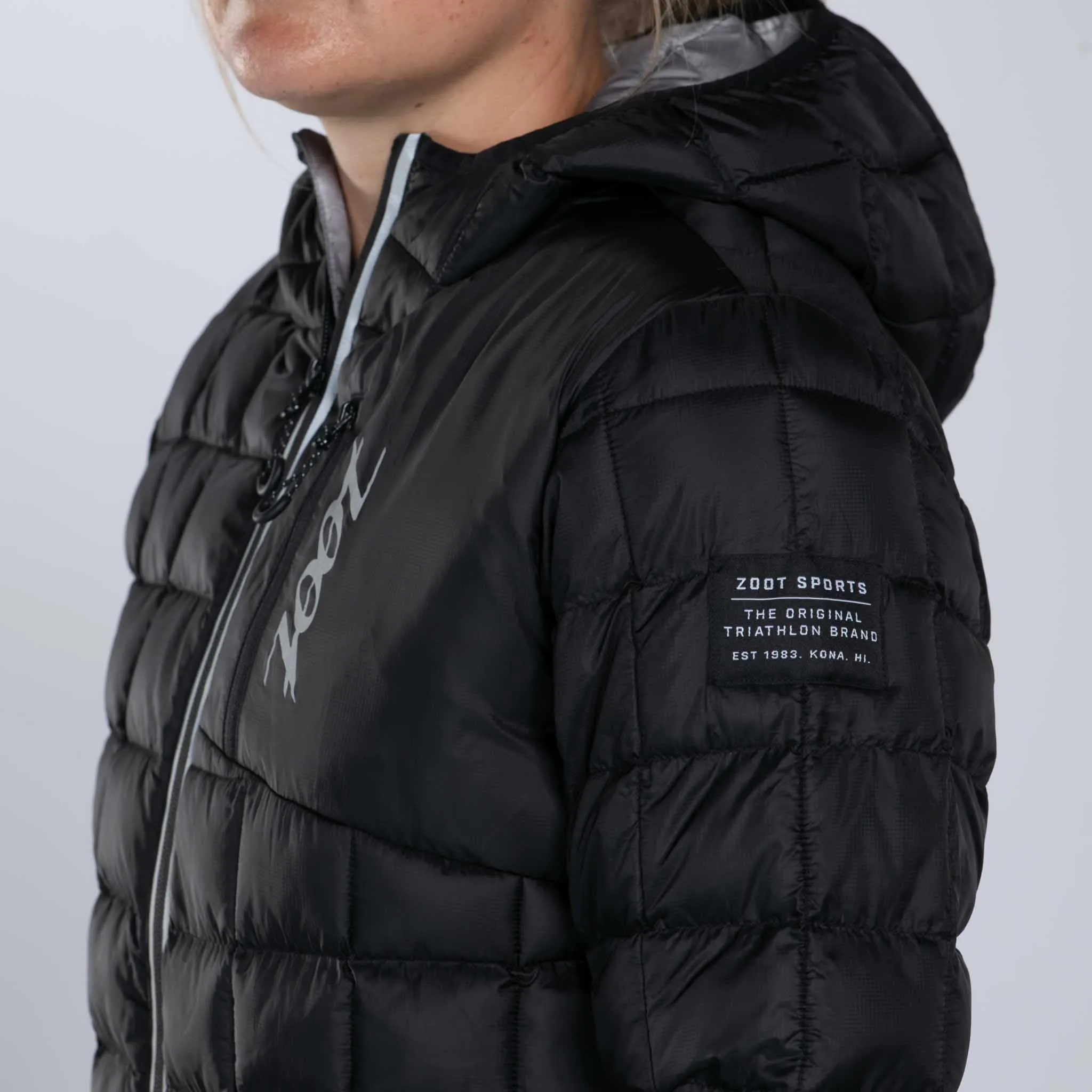 Womens Elite Puffer Jacket - Black