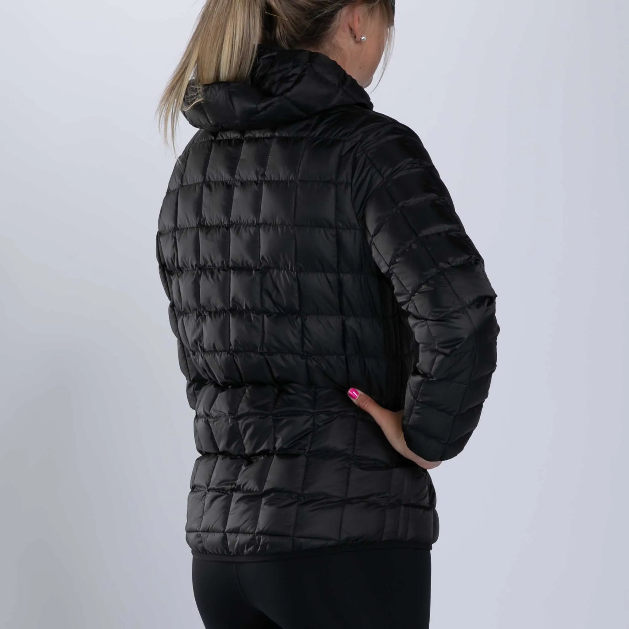 Womens Elite Puffer Jacket - Black