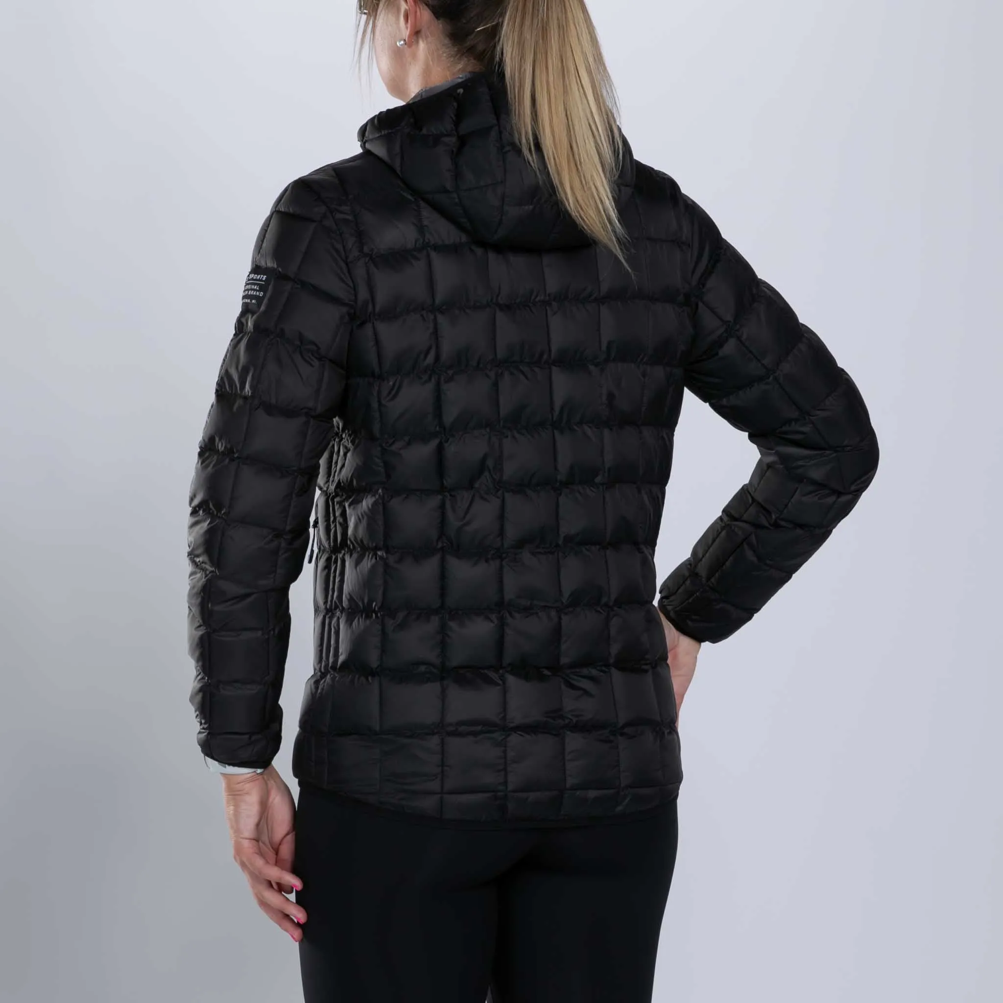 Womens Elite Puffer Jacket - Black