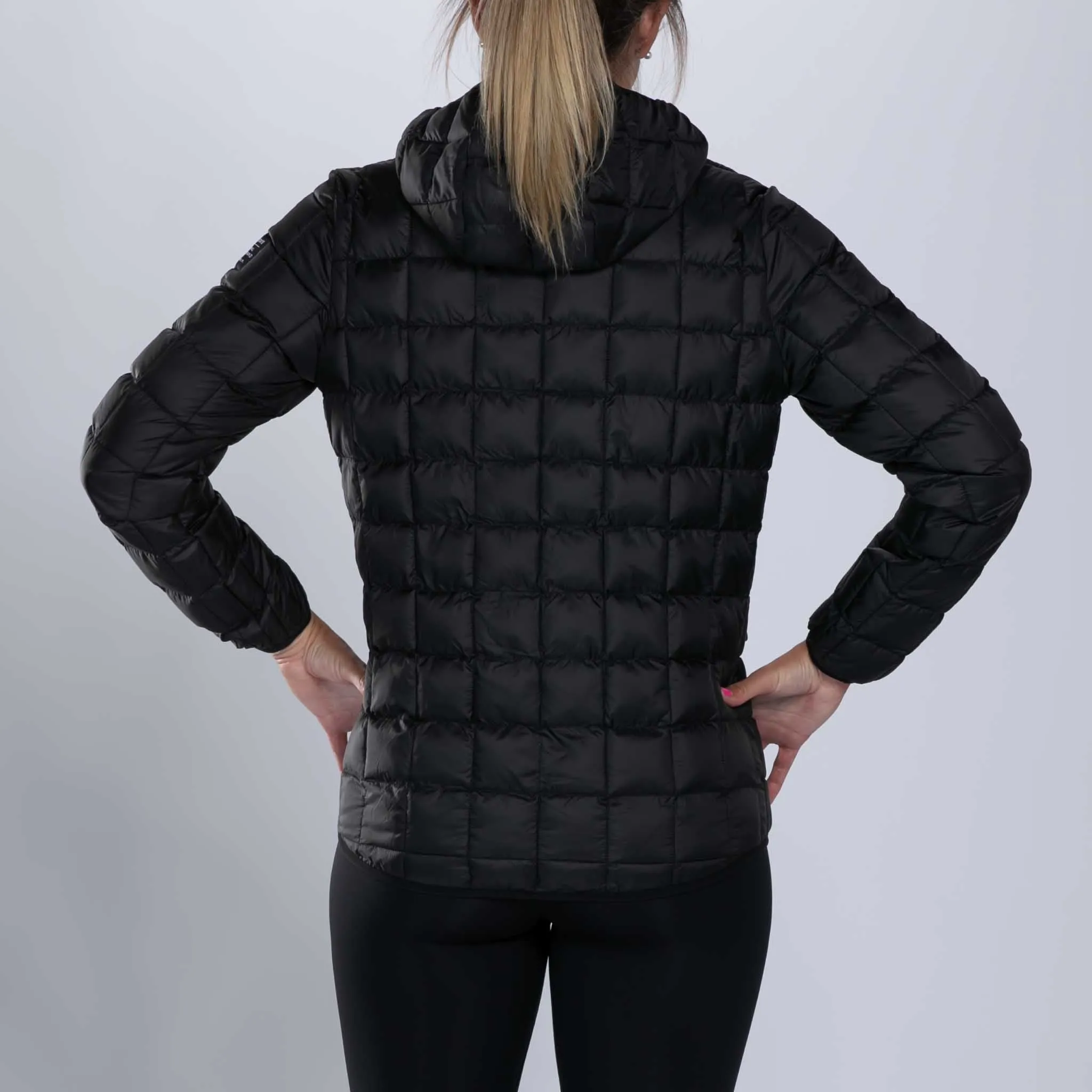 Womens Elite Puffer Jacket - Black