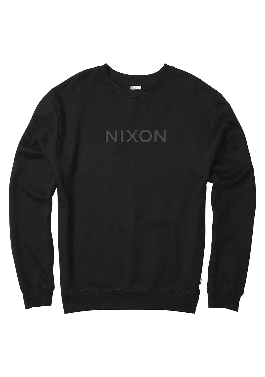 Wordmark Crew Sweatshirt - Black