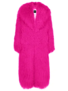 ZIALE Fur Oversize Maxi Coat