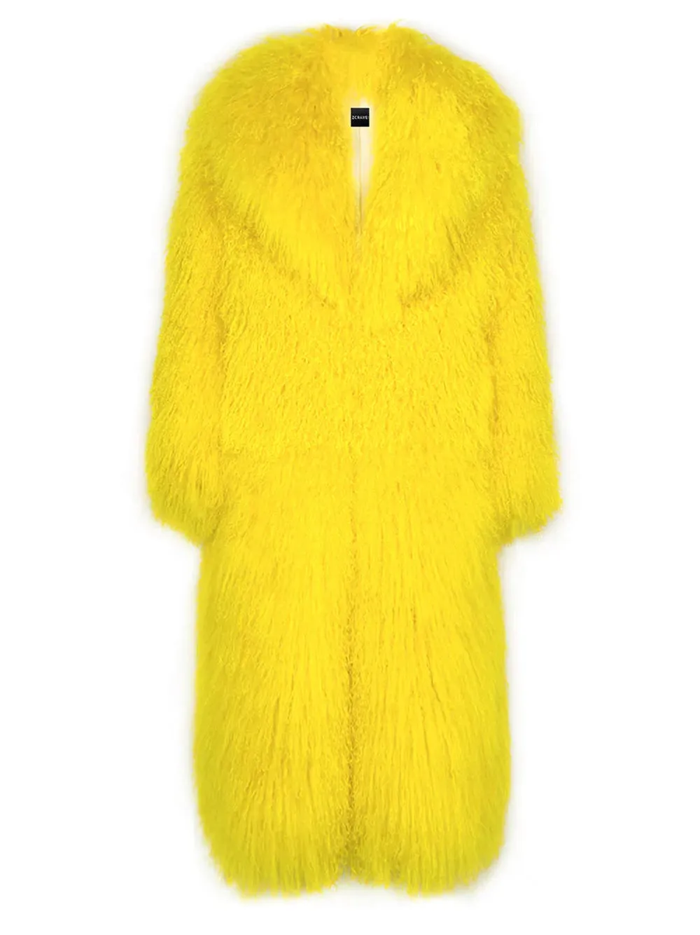 ZIALE Fur Oversize Maxi Coat