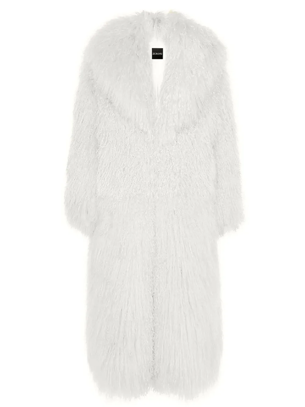 ZIALE Fur Oversize Maxi Coat