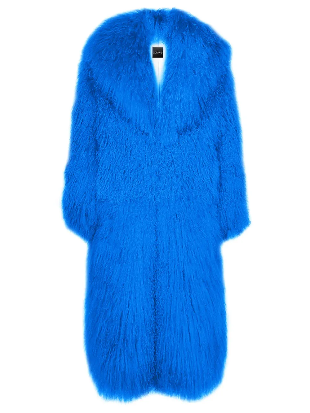 ZIALE Fur Oversize Maxi Coat